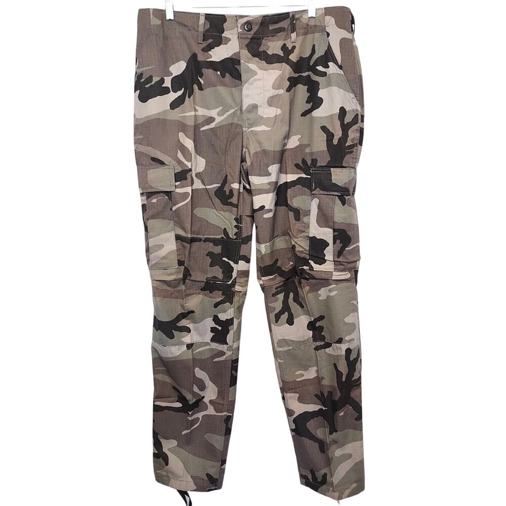 Camo Distributers Large Long Army Green Black Tan Camouflage Combat Trousers